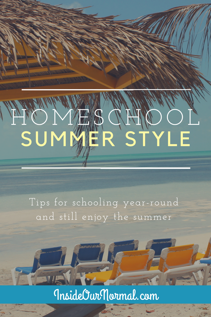 Summer homeschool plans -InsideOurNormal.com