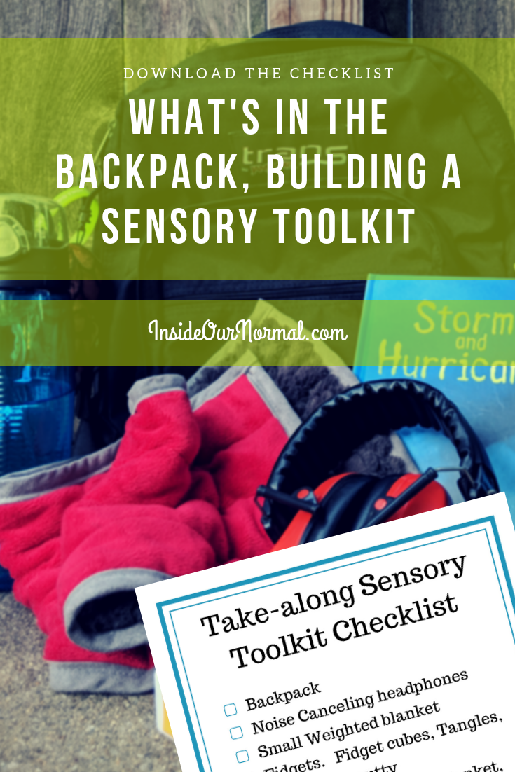 Sensory Toolkit Backpack- InsideOurNormal.com
