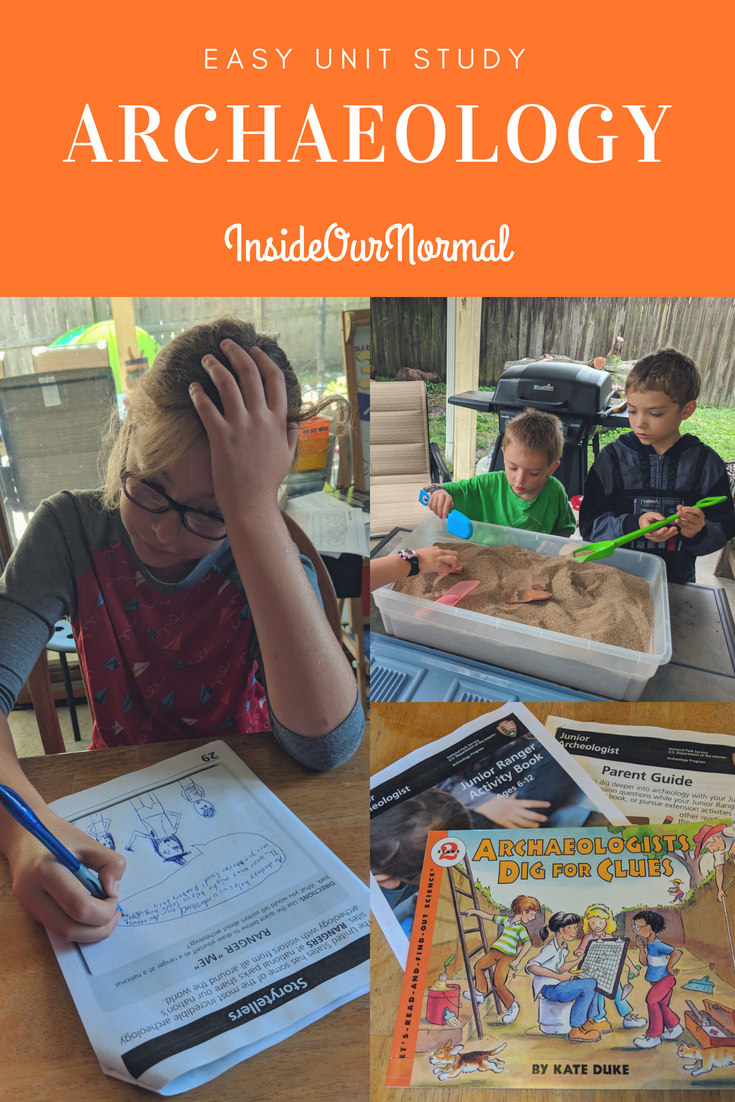 An Easy Archaeology Homeschool Unit Study by Inside Our Normal