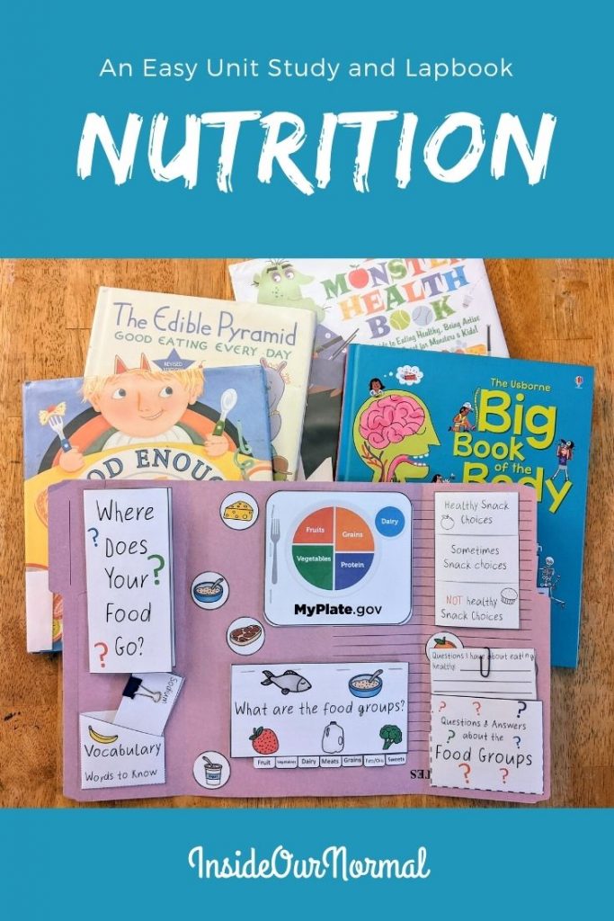 Nutrition Unit Study and Lapbook 