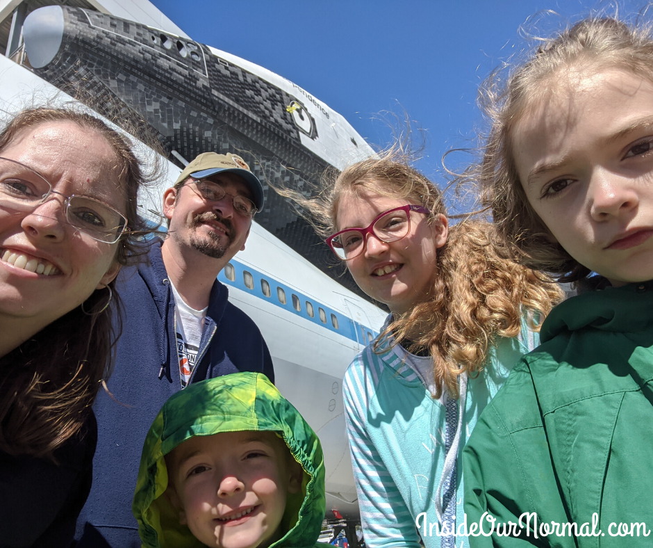Family at Houston Space Center