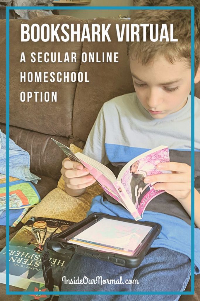 BookShark Virtual, a secular online homeschool option for middle school
