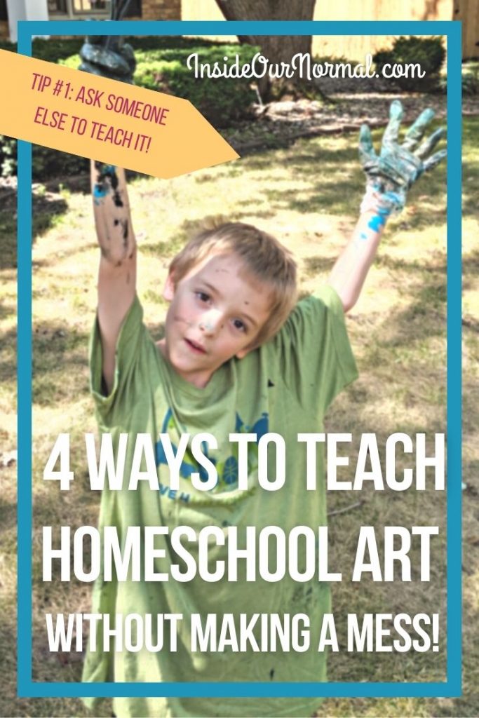 4 Ideas for teaching art in your homeschool without making a mess! Special Summer Freebies from Homeschool Buyers Club