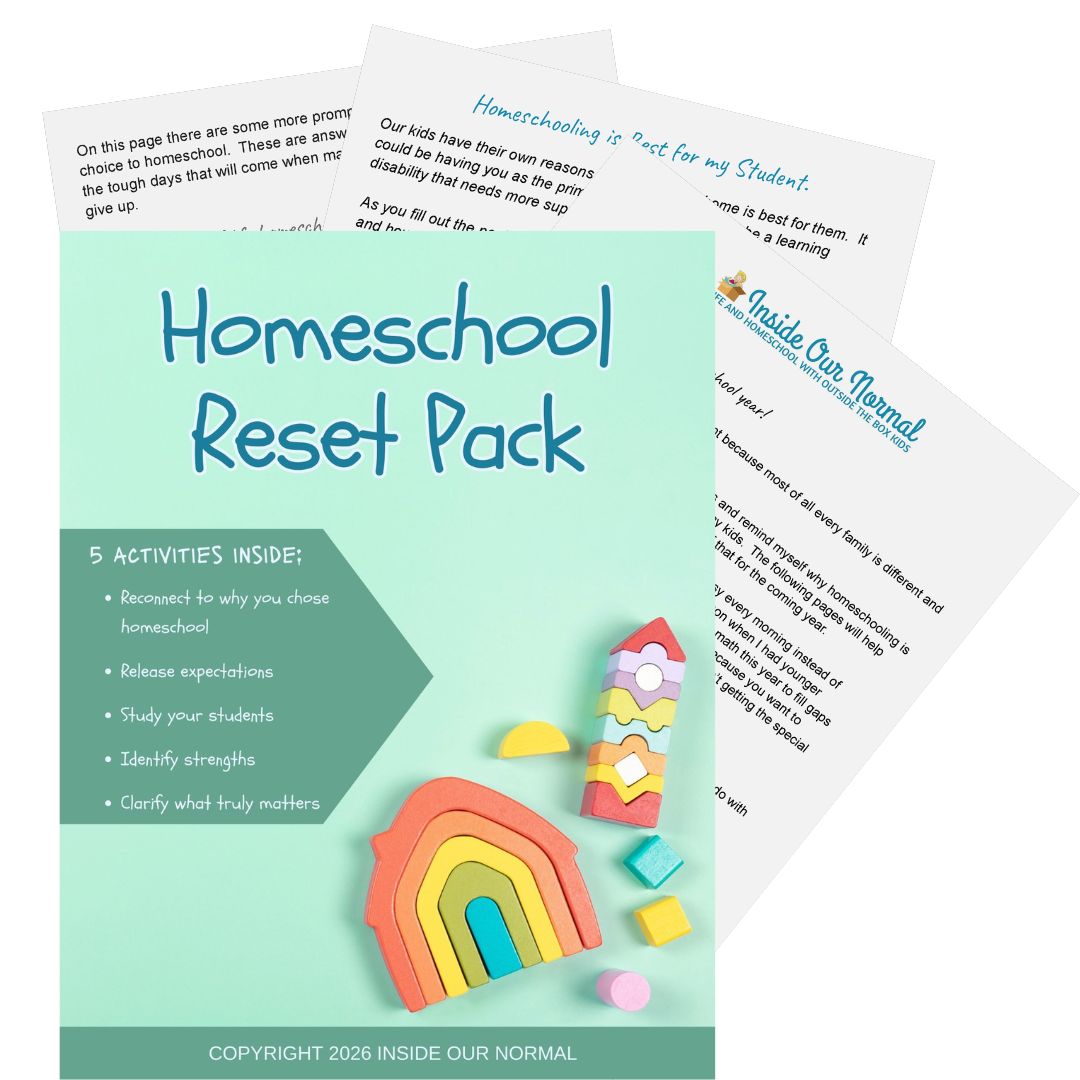 Homeschool Reset Pack